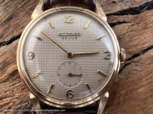 Load image into Gallery viewer, Wittnauer 'Revue" Guilloche Dial in a 14K Gold Case, Manual, 33.5mm