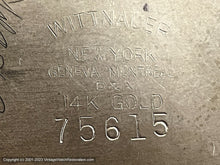 Load image into Gallery viewer, Wittnauer 'Revue" Guilloche Dial in a 14K Gold Case, Manual, 33.5mm