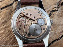 Load image into Gallery viewer, Omega c.1949 Pearl White Dial, Rose Gold Markers, in Large Case, Manual, Huge 38.5mm