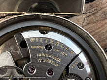 Load image into Gallery viewer, Wittnauer Black and Gold Dial with Triangular Design Hands, Manual, 34mm