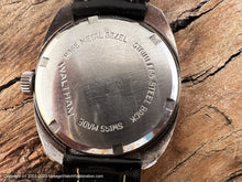Load image into Gallery viewer, Waltham Divers with Orange Dial and White Markers and Hands and Orange Bezel, Manual, Huge 37x40mm