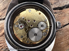 Load image into Gallery viewer, Waltham Divers with Orange Dial and White Markers and Hands and Orange Bezel, Manual, Huge 37x40mm