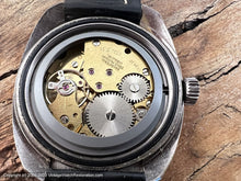 Load image into Gallery viewer, Waltham Divers with Orange Dial and White Markers and Hands and Orange Bezel, Manual, Huge 37x40mm