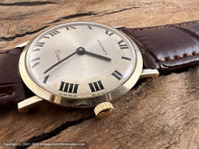 Load image into Gallery viewer, Longines 'Cosmo' Silver Dial with Bold Roman Numerals, Manual, Mid size 30mm