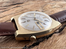 Load image into Gallery viewer, Bulova Accutron Brushed Silver Dial Day-Date, Electric, Large 35x40mm