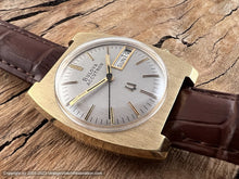 Load image into Gallery viewer, Bulova Accutron Brushed Silver Dial Day-Date, Electric, Large 35x40mm