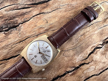 Load image into Gallery viewer, Bulova Accutron Brushed Silver Dial Day-Date, Electric, Large 35x40mm