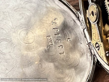 Load image into Gallery viewer, Weill & Cie Trench with Porcelain Dial and Roman Numerals in Sterling Silver Clam Case, Manual, 34mm