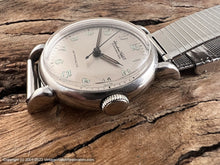 Load image into Gallery viewer, IWC Early Model Green Lume Numerals in Original Forstner Bracelet, Manual, 32mm