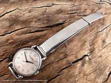 Load image into Gallery viewer, IWC Early Model Green Lume Numerals in Original Forstner Bracelet, Manual, 32mm