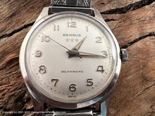 Load image into Gallery viewer, Benrus 3 Star Pearl Dial with Decorative Bracelet, Automatic, 34mm
