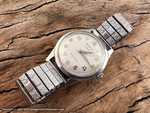 Load image into Gallery viewer, Benrus 3 Star Pearl Dial with Decorative Bracelet, Automatic, 34mm