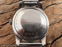 Load image into Gallery viewer, Benrus 3 Star Pearl Dial with Decorative Bracelet, Automatic, 34mm