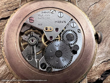 Load image into Gallery viewer, Marvin 1940 Era Mellowed Yellow Patina Dial, Manual, Large 36mm
