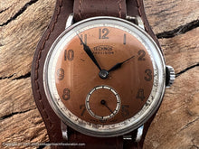 Load image into Gallery viewer, Technos Military Style Two Tone Rust-Orange Dial, Manual, Large 35mm