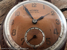 Load image into Gallery viewer, Technos Military Style Two Tone Rust-Orange Dial, Manual, Large 35mm