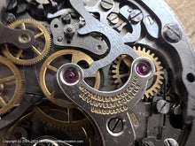 Load image into Gallery viewer, Wittnauer Chronograph Tachymeter Telemetre Blue and Red Marking Venus 175 , Manual, 33 mm