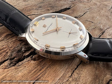Load image into Gallery viewer, Girard-Perregaux Perfect Pearl Dial with Raised Gold Markers, Manual, Very Large 37.5mm
