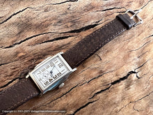 Load image into Gallery viewer, Waltham Amber Lumed Numbers in Stepped Case, Manual, 23.5x37mm