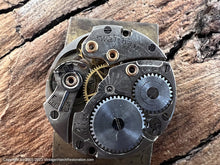 Load image into Gallery viewer, Waltham Amber Lumed Numbers in Stepped Case, Manual, 23.5x37mm