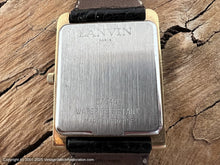 Load image into Gallery viewer, Lanvin Super White Dial with Small Roman Numbers in Rounded Edge Case, Quartz, 22x31.5mm