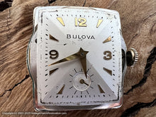 Load image into Gallery viewer, Bulova 2-Tone Quadrant Dial with Elongated Lugs, Manual, 26x37.5mm