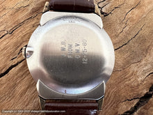 Load image into Gallery viewer, Wittnauer Sixties Silver Floral Pattern Dial with Original Box, Manual, 32.5mm