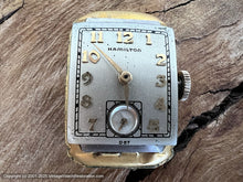 Load image into Gallery viewer, Hamilton Original Dial in Rectangular Case with Elongated Stacked Lugs, Manual, 21x42mm