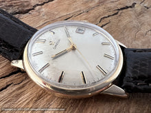 Load image into Gallery viewer, Omega 9K Gold Case Light Patina, Cal 611, Date, Manual, 34mm