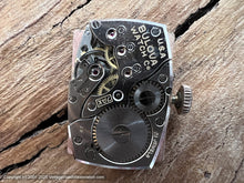 Load image into Gallery viewer, Bulova Copper Dial Art Deco Rose Gold Case with Original Deco Box, Manual, 21.5x37mm