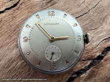 Load image into Gallery viewer, Wittnauer Original Pie-Pan Dial with Horned Lug Case , Manual, 31mm
