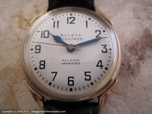 Load image into Gallery viewer, Mint NOS Bulova Accutron Railroad Approved with Box and Tags, Electric, Very Large 35mm