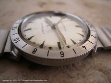 Load image into Gallery viewer, 24-Hour Accurtron Astronaut with Perfect Stainless Bezel Ring, Electric, Huge 38mm