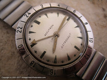 Load image into Gallery viewer, 24-Hour Accurtron Astronaut with Perfect Stainless Bezel Ring, Electric, Huge 38mm