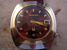 Load image into Gallery viewer, Cool Sixties Accutron with Rare 'Tortoise' Dial, Electric, Huges 39x40mm