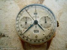 Load image into Gallery viewer, Angelus Chronodato Triple Date Chronograph, Manual, Huge 38mm