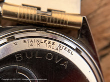Load image into Gallery viewer, Accutron Spaceview First Year of Issue in Asymmetrical Case with 14K Gold Inlay -- Rare, Electronic, 33.5x40mm