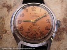 Load image into Gallery viewer, WWII Era Basis with Original Copper Dial, Manual, 31mm