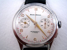 Load image into Gallery viewer, Spotless Baume & Mercier Stainless Steel, Chronograph, Huge 38mm