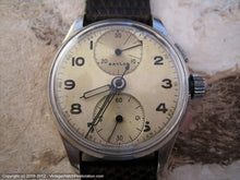 Load image into Gallery viewer, Wonderful Baylor (Heuer) Chronograph with Yellow Patina Dial , Manual, Large 34mm