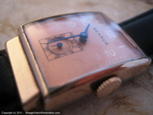 Load image into Gallery viewer, Salmon Dial Benrus Tank Rose Gold Case, Manual, 22x32mm
