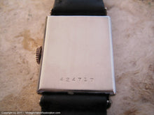 Load image into Gallery viewer, Salmon Dial Benrus Tank Rose Gold Case, Manual, 22x32mm