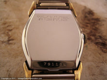 Load image into Gallery viewer, Emerald Green Benrus Tonneau Rectangular, Manual, 28x38.5mm