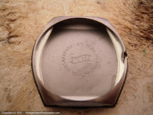 Load image into Gallery viewer, Emerald Green Benrus Tonneau Rectangular, Manual, 28x38.5mm