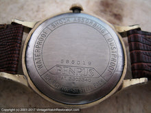 Load image into Gallery viewer, Original Copper Dial Shock-Absorber Benrus, Manual, 33mm