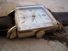 Load image into Gallery viewer, Square Benrus Silver Gothic Deco Dial, Manual, 26x38mm