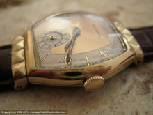 Load image into Gallery viewer, Two Tone Copper and White Large Benrus Tonneau, Manual, 29x37mm