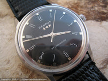 Load image into Gallery viewer, Elegant Benrus Black Gothic Deco Dial, Automatic, 33.5mm