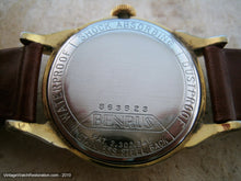 Load image into Gallery viewer, NOS Benrus Amber Dial with Deco Lugs, Manual, 33mm