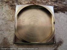 Load image into Gallery viewer, Benrus Sweet Square Case with Gold Sunburst Dial, Manual, 25.5x34.5mm